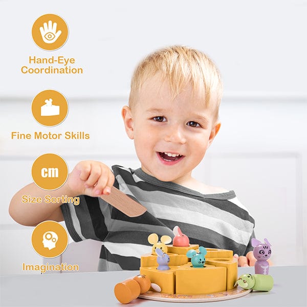 XIAPIA Baby toys Cheese Montessori Toys