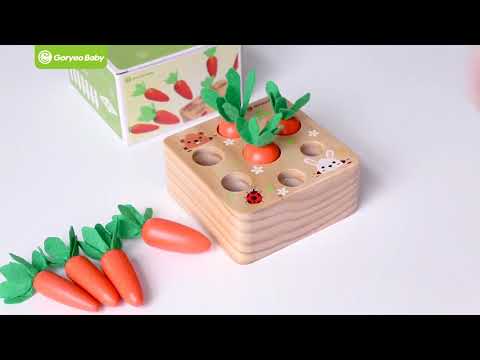 Carrots Harvest Wooden Educational Toy - Baby toys | XIAPIA
