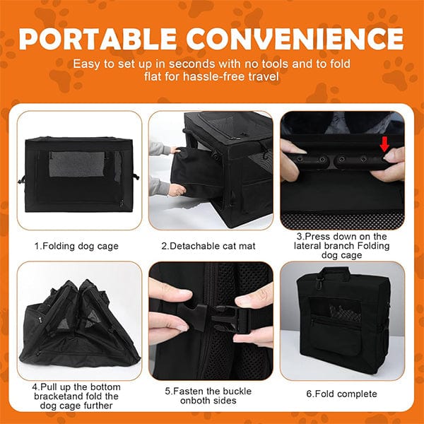 Wdmiya Dog Crates-Black