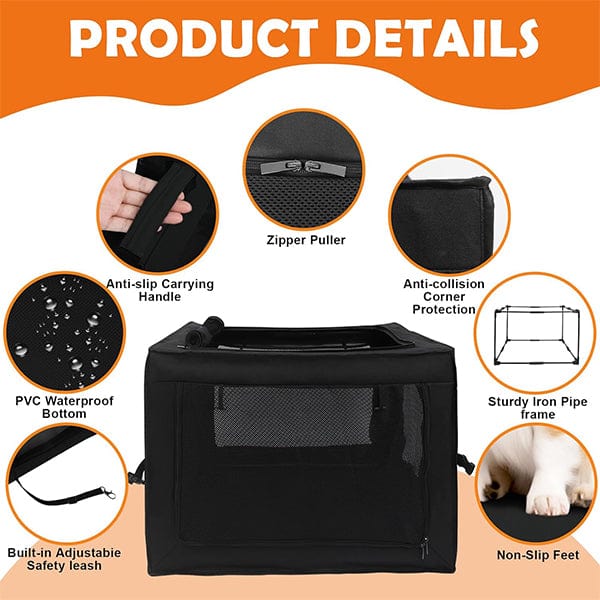 Wdmiya Dog Crates-Black