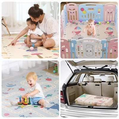 Baby Play Mat, 200 x 180 cm x 1 cm, Children's Play Mat, Foldable, Non-Toxic, Odourless, XXL XPE Foam Floor Mat, Non-Slip, Both Sides Waterproof, Giraffe Baby Play Mat, 200 x 180 cm x 1 cm, Children's Play Mat, Foldable, Non-Toxic, Odourless, XXL XPE Foam Floor Mat, Non-Slip, Both Sides Waterproof, Giraffe