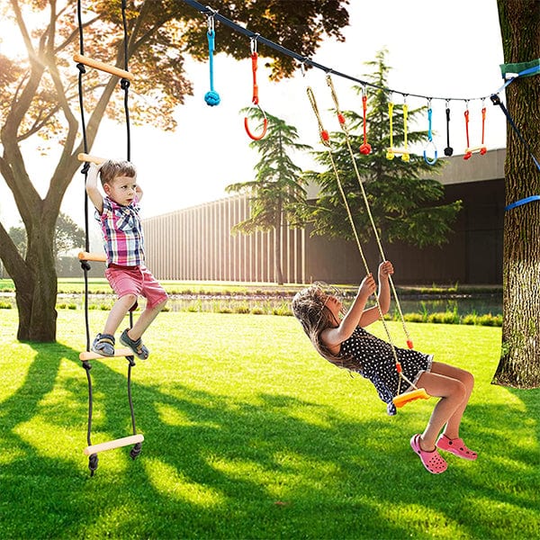 Ninja Warrior Obstacle Course For Kids Outdoor Outdoor Toys For